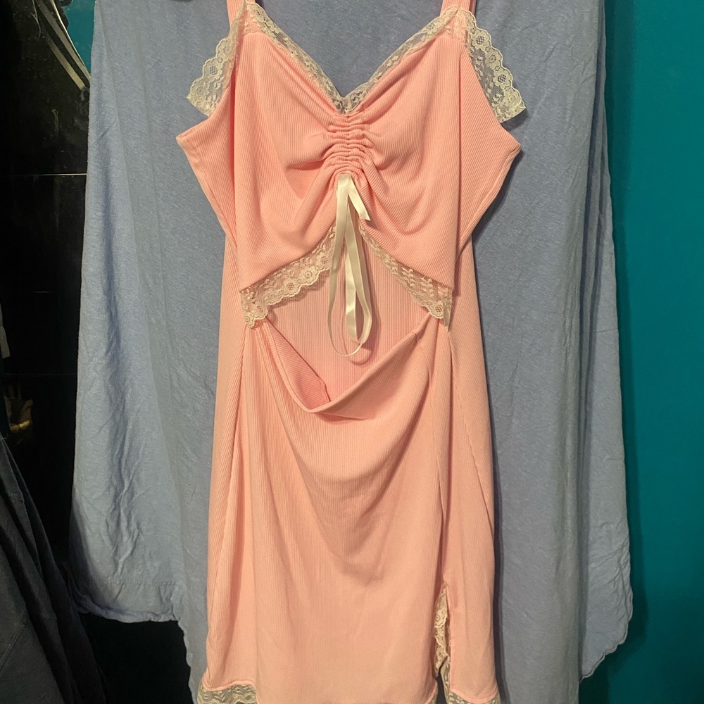 cute pink dress